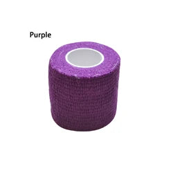 24Pcs/Lot  5cm x 4.5m Self Adhesive elastic Cohesive Nonwoven Bandage wrap tape sports protection