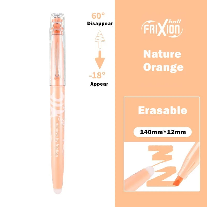 1pcs Pilot Erasable Highlighter Pen Hot Disappear Frixion Fluorescent Pastel Nature Color Marker Liner Drawing Lettering F250