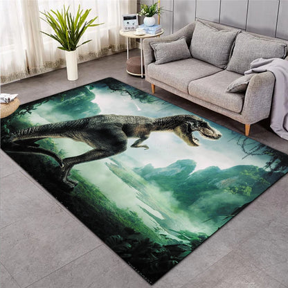 Permaidani Dinosaur Nordic 3D kanak-kanak ruang tamu sofa bilik tidur kanak-kanak tikar bermain kartun ruang tamu permaidani besar gaya tikar pintu lorong-1 