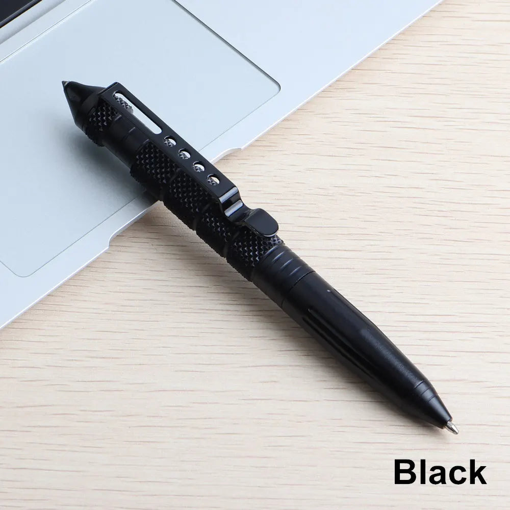 1/8Pcs Multifunctional Pen Tactical Tungsten Steel Rotating Unisex Pens Window Metal Ballpoint Pen Defense Multifunctional Pens