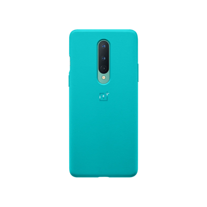 100% Original Official OnePlus 8 Case Cover Sandstone Bumper Cyan Matte protective Slim Back Case