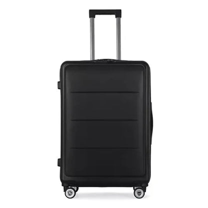 KLQDZMS 20’’22’’24Inch Business Luggage With Laptop Bag And Double Zipper Travel PC Suitcase On Wheels