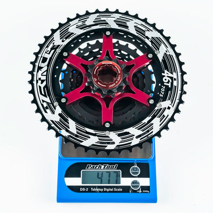 ZRACE Alpha 10s Lightweight Cassette 10 Speed MTB Bike Freewheel 11-46T/50T - Black