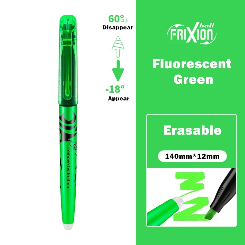 1pcs Pilot Erasable Highlighter Pen Hot Disappear Frixion Fluorescent Pastel Nature Color Marker Liner Drawing Lettering F250