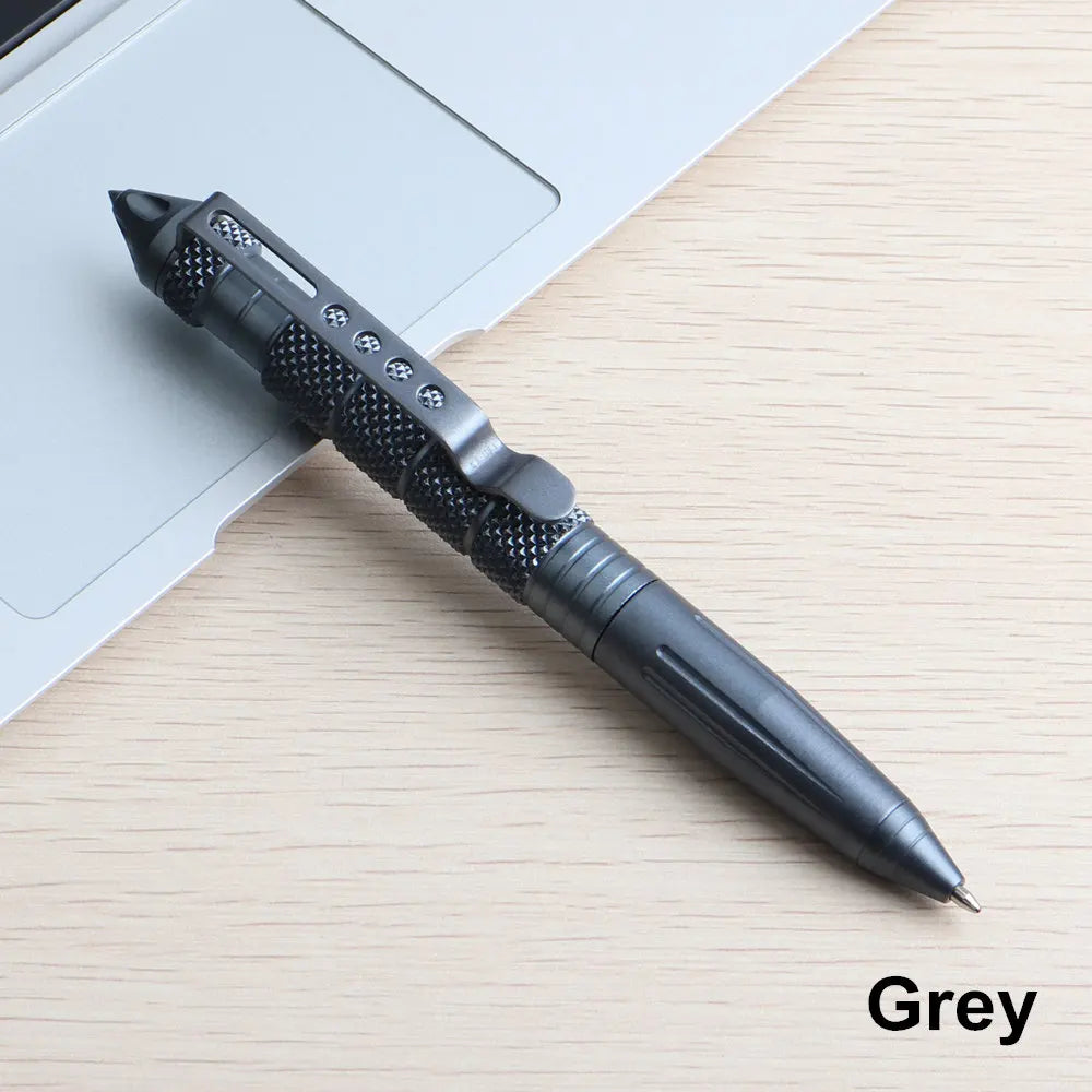 1/8Pcs Multifunctional Pen Tactical Tungsten Steel Rotating Unisex Pens Window Metal Ballpoint Pen Defense Multifunctional Pens