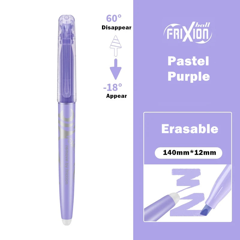 1pcs Pilot Erasable Highlighter Pen Hot Disappear Frixion Fluorescent Pastel Nature Color Marker Liner Drawing Lettering F250