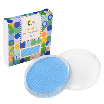 OPHIR Neon Face Painting for Kids Fluorescent Makeup Drawing for Halloween Body Paint 30g/Set 13 Colors for Choose RT011