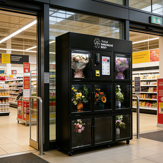Smart Flower Vending Machine 24-hour Self-service Precise Temperature and Humidity Control Flower Vending Machine
