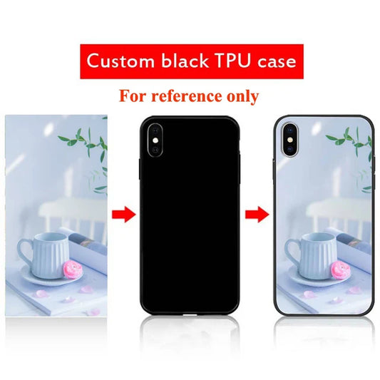 Sarung Telefon Disesuaikan untuk ZTE Nubia Red Magic 7 6 Pro 5G Sarung Silikon Redmagic 7 Gambar Foto DIY Logo Nama 6pro TPU Hitam