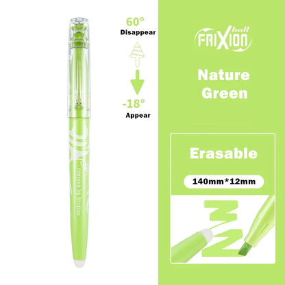 1pcs Pilot Erasable Highlighter Pen Hot Disappear Frixion Fluorescent Pastel Nature Color Marker Liner Drawing Lettering F250