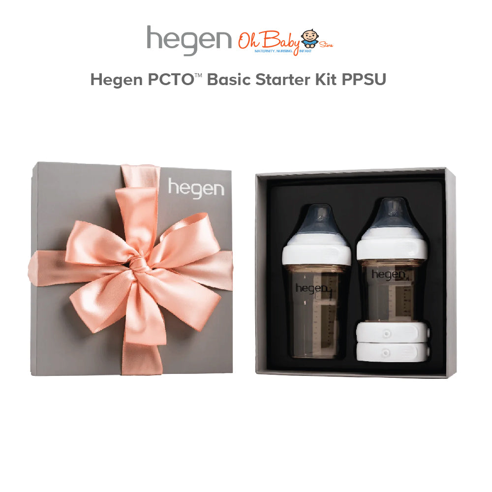 Hegen PCTO™ Basic Starter Kit PPSU | Newborn hingga 6 Bulan | Feeding & Storage System