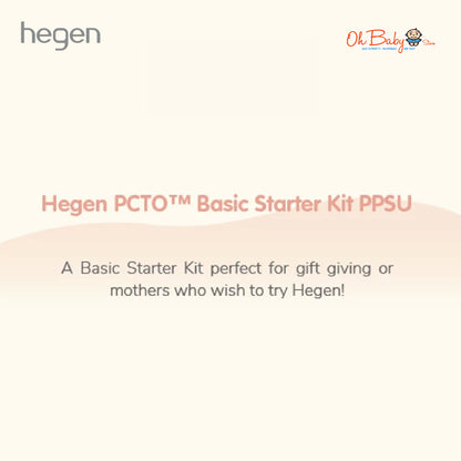 Hegen PCTO™ Basic Starter Kit PPSU | Newborn hingga 6 Bulan | Feeding & Storage System