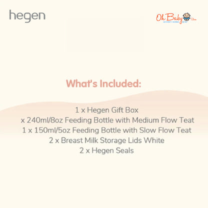 Hegen PCTO™ Basic Starter Kit PPSU | Newborn hingga 6 Bulan | Feeding & Storage System