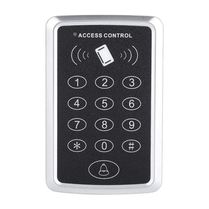 Waterproof 125KHz RFID Access Control Keypad Outdoor Rainproof Cover EM Card Reader 10pcs Keyfobs For Door Access Control System