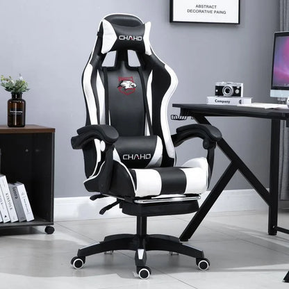 WCG Gaming Chair Computer Chair High-quality Gaming Chair Leather Internet LOL Internet Cafe Racing Chair Office Chair Gamer New