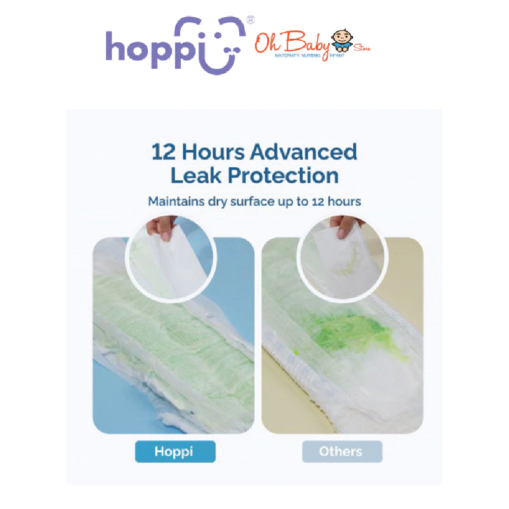 Hoppi AirDream Diapers | 2mm UltraCore™ Technology, Ultra Thin & Soft | 4 Pack Value Deal