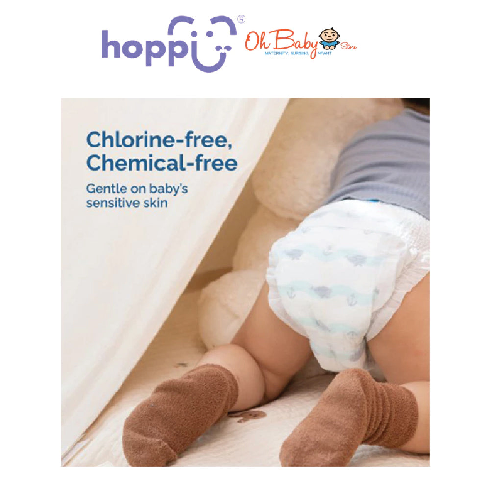 Hoppi AirDream Diapers | 2mm UltraCore™ Technology, Ultra Thin & Soft | 4 Pack Value Deal