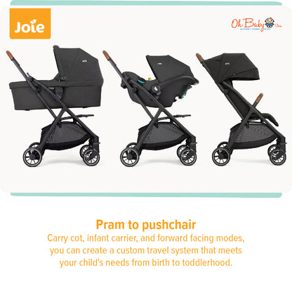 Joie Pact Pro Stroller | Lightweight Compact, One-Hand Fold, Travel-Ready | Lahir hingga 22kg | 2-Year Warranty