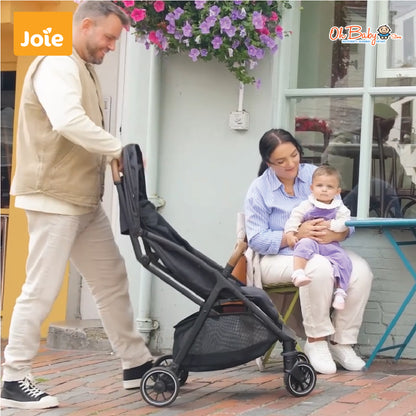 Joie Pact Pro Stroller | Lightweight Compact, One-Hand Fold, Travel-Ready | Lahir hingga 22kg | 2-Year Warranty