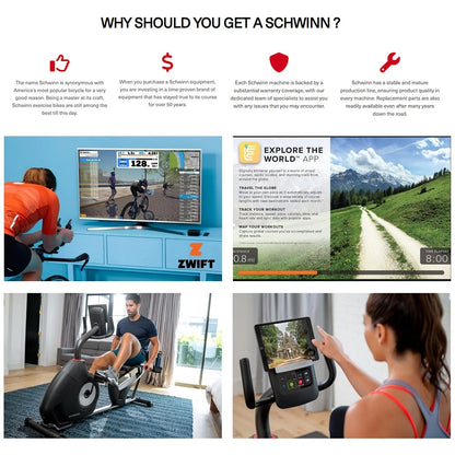 Johnson Fitness Schwinn 510R Recumbent Bike