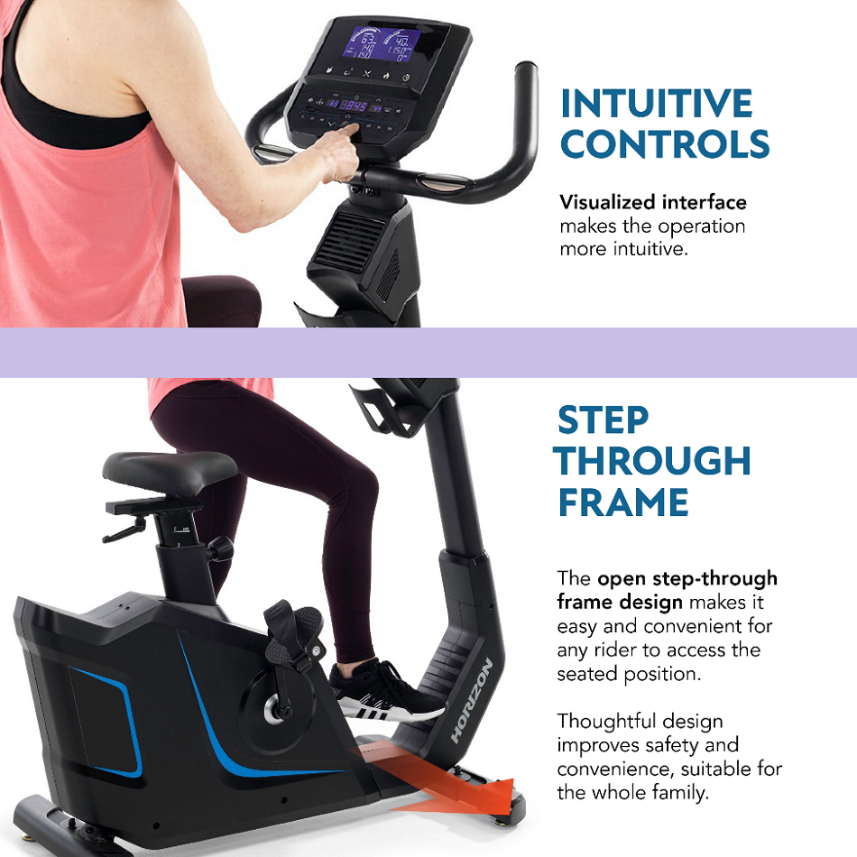 Johnson Fitness Horizon 5.0U Upright Bike