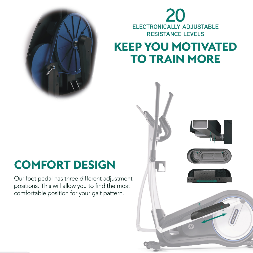 Johnson Fitness Horizon Syros 3.0 Elliptical Trainer