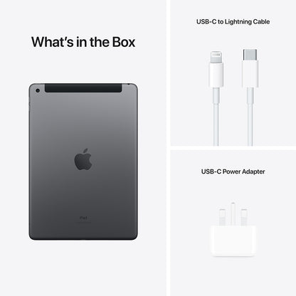 Apple iPad 10.2-inci Wi-Fi Generasi Ke-9 + Selular 256GB - Kelabu Angkasa 