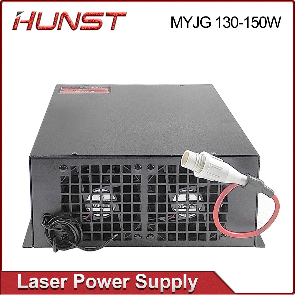 Hunst 130w CO2 Laser Power Supply MYJG-150W Sesuai Untuk 130~150w CO2 Engrag Dan Mesin Pemotong Tiub Kaca