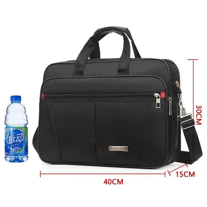 Large Capacity Men's Laptop Bag Briefcases Business Document Electronic Article Clothes Storage Pouch Shoulder  Travel Organizer