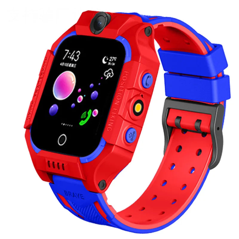 Smart Kids Watch Waterproof SIM GPS Smart Watch Call Info Card Kids S0S Remote Control Call Genuine Gift 2024 New