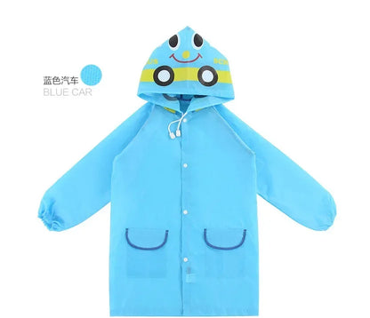 Cartoon Animal Style Waterproof Kids Baby Raincoat for Children Rain Coat Rainwear Student Poncho Rain Coat Kids