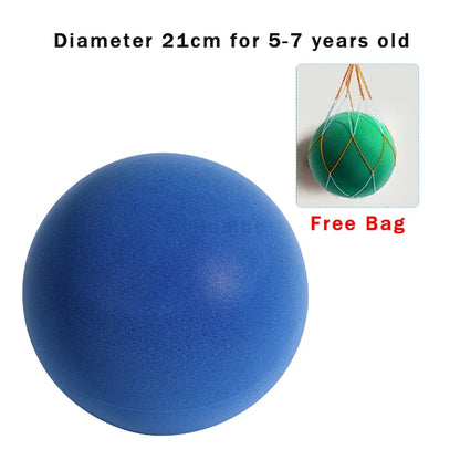 Silent basketball Size 7 Squeezable Mute Bouncing Basketball Indoor Silent Ball Foam Basketball 24cm Bounce Football Sports Toys