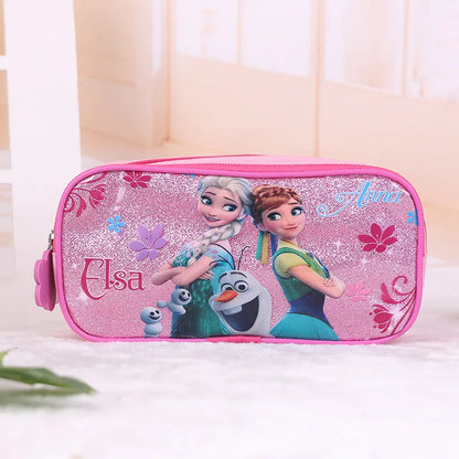 Paw Patrol Pencils Cases Cartoon Frozen Princess Sophia Marvel Avengers Spiderman Cars Student Pvc Pencil Bags School Supplies