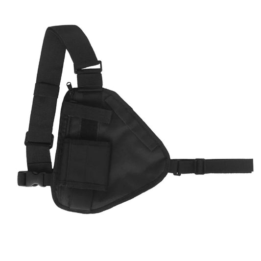 Functional Tactical Chest Bag Ladies Triangle Waist Packs Fashion Bullet Hip Hop Vest Streetwear Bags Unisex Black Chest Rig Bag