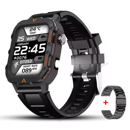 2025 New Men Sports Smart Watch 1.71 Screen Blood Oxygen Bluetooth Talking Watch Multi Sport LED Flashlight Outdoor Smart Watch