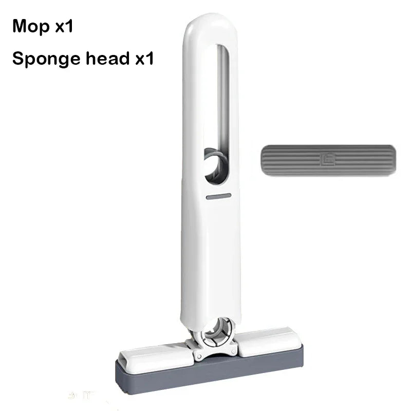 Sponge Straw Cleaning Small Cleaner Mini Mop Powerful Squeeze Folding Home Self-squeezing Floor Washing Mops Clean Tools