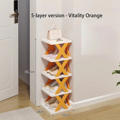 Shoes Racks Storage Organizer Detachable Shoe Racks Saves Family Household Rack Multi Layer Simple Shoes Shelf Color Cabinet