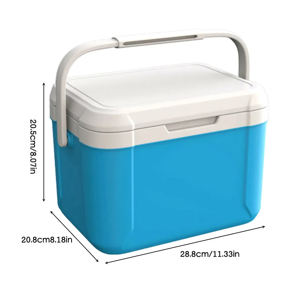 6/5L Cooler Box Portable Thermal Incubator Refrigerator Car Ice Chest Picnic Lunch Box Outdoor BBQ Camping Fishing Ice Case Box