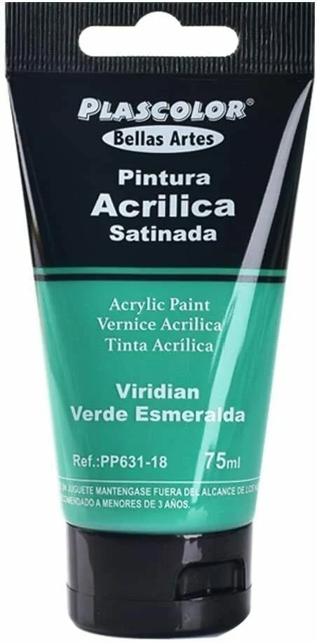 Pinturas Acrílicas para Manualidades y Uso Profesional, Colores, 75ML