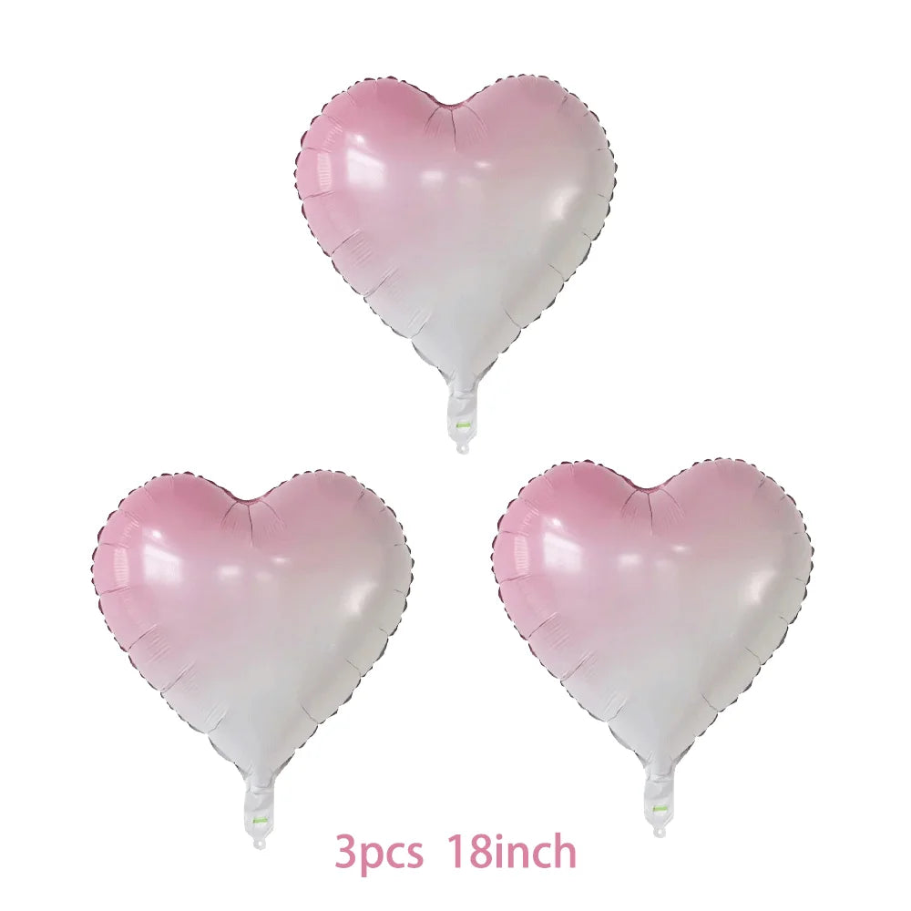 40Inch Colorful Gradient Number Balloon 0-9 Digit Foil Helium Balloon Butterfly Girl Birthday Party Decor Baby Shower Kids Gifts