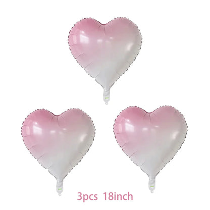 40Inch Colorful Gradient Number Balloon 0-9 Digit Foil Helium Balloon Butterfly Girl Birthday Party Decor Baby Shower Kids Gifts