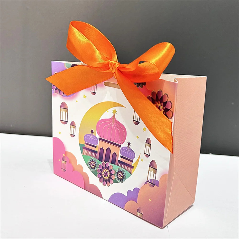 5 Keping Kotak Hadiah Eid Mubarak Kotak Kuki Gula-gula Eid Mubarak Beg Pembungkusan Hadiah Pesta Hari Raya Ramadan Nikmat Hiasan Eid Mubarak 2024 