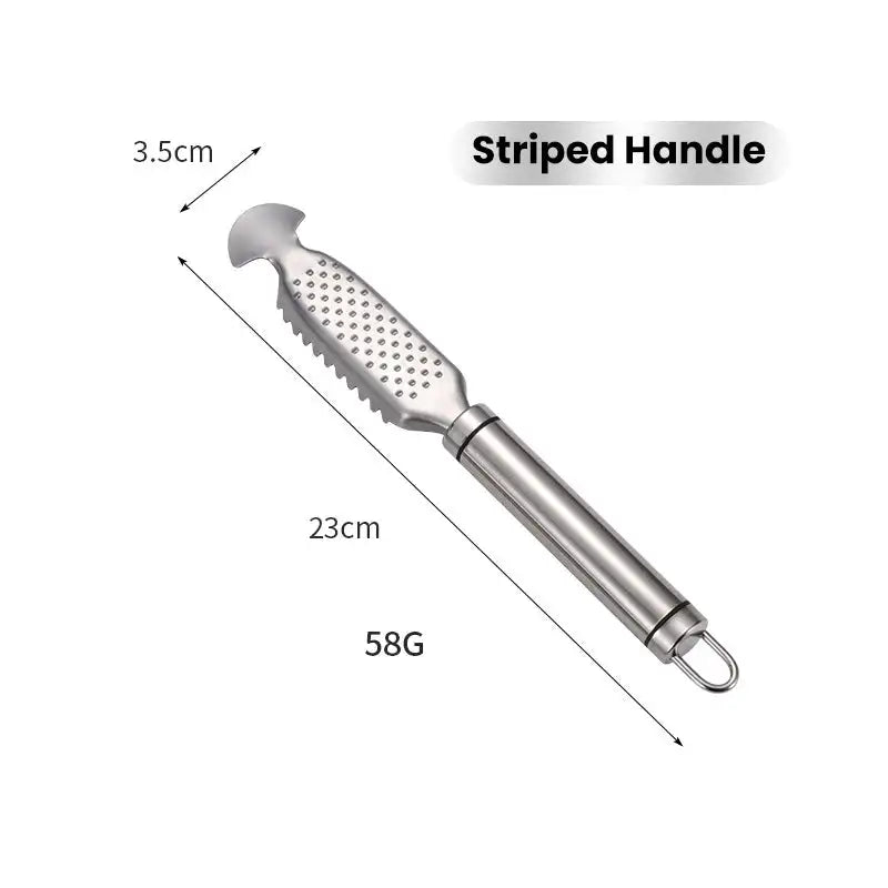 With Ginger Grinding Stainless Steel Fish Scales, Scrape Fish Scales, Use A Brush To Kill Fish In The Household Kitchen