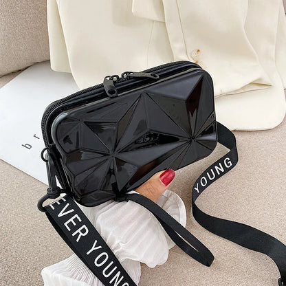 Beg Mini Bentuk Beg Wanita Trend Totes Fesyen Beg Bagasi Beg Tangan Beg Bahu Kotak Cangkang Keras Beg Beg Tangan Beg Clutch 
