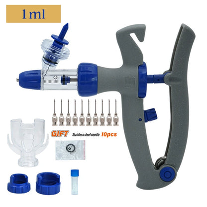 1ml/2ml/5ml自动兽用连续注射器动物注射可调节疫苗适用于牲畜猪牛羊