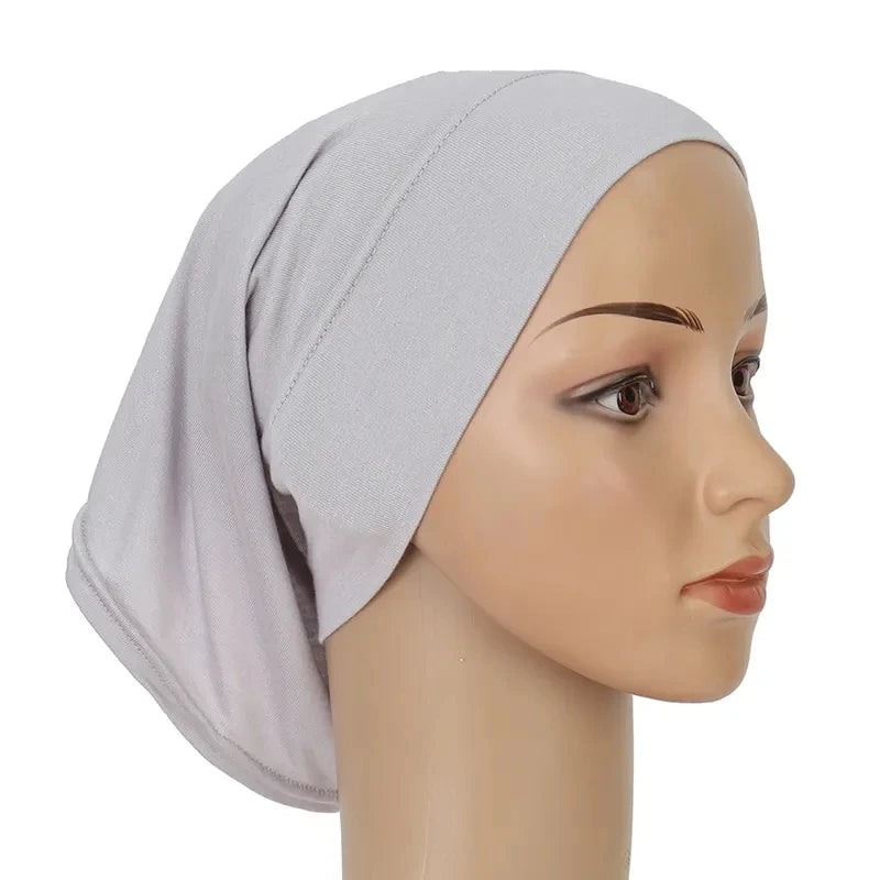 Ramadan Hijab Undercap Head Cover Instant Cotton Bonnet Hijabs for Women Muslim Turbans Inner Cap Turbante Muslim Women Hijab