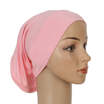 Ramadan Hijab Undercap Head Cover Instant Cotton Bonnet Hijabs for Women Muslim Turbans Inner Cap Turbante Muslim Women Hijab