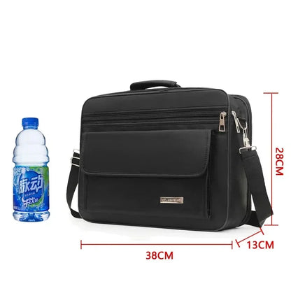 Large Capacity Men's Laptop Bag Briefcases Business Document Electronic Article Clothes Storage Pouch Shoulder  Travel Organizer