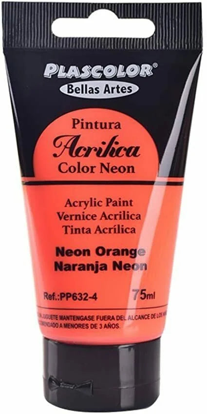 Pinturas Acrílicas para Manualidades y Uso Profesional, Colores, 75ML