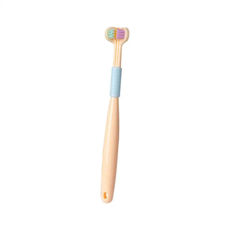 Three Sided Soft Hair Tooth Toothbrush Adult Children Toothbrush Ultra Fine Soft Bristle Oral Care Safety Teeth Brush Cleaner